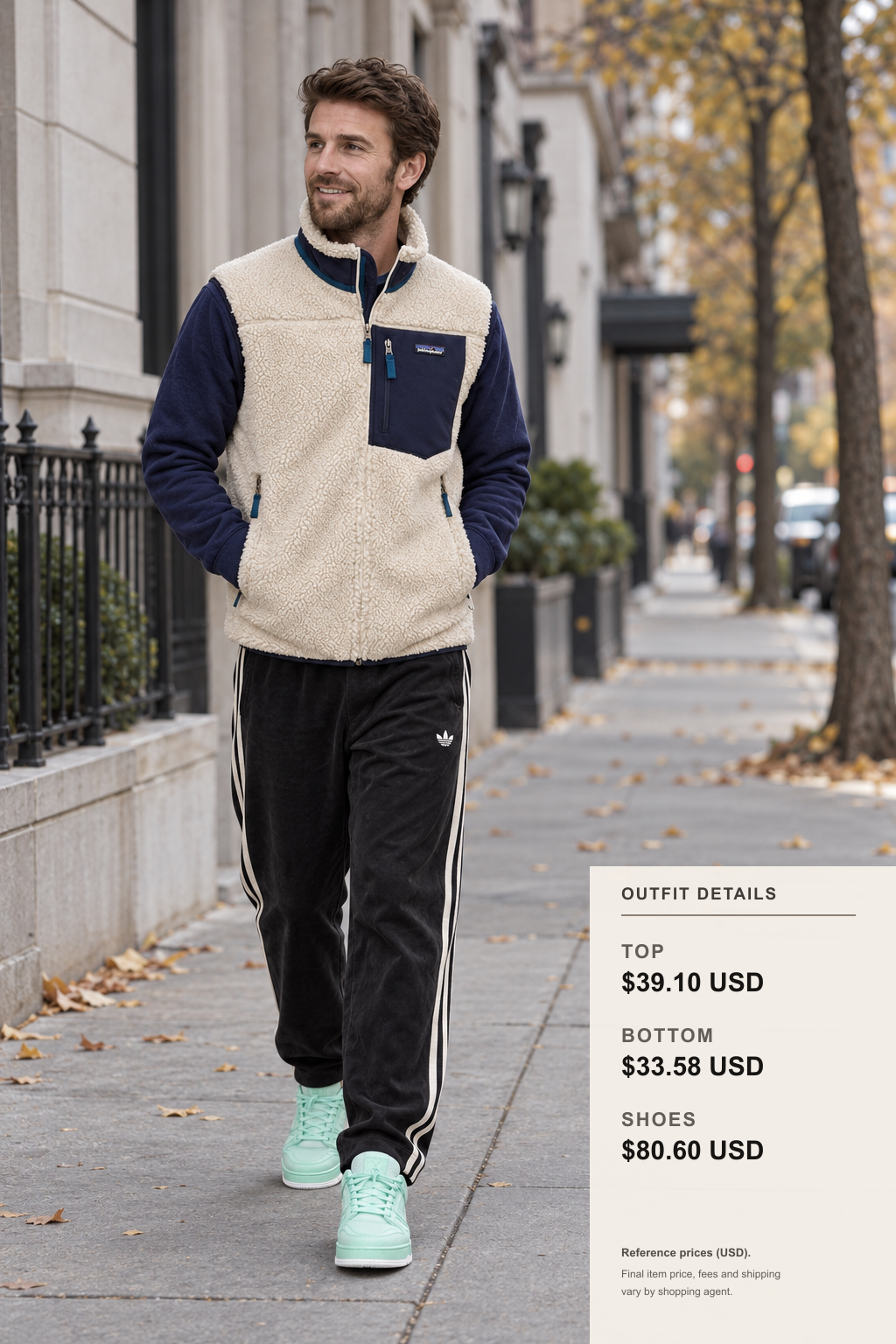 Patagonia Jacket Colors for Fall and Winter outfit 1 full-body street style for fashionreps