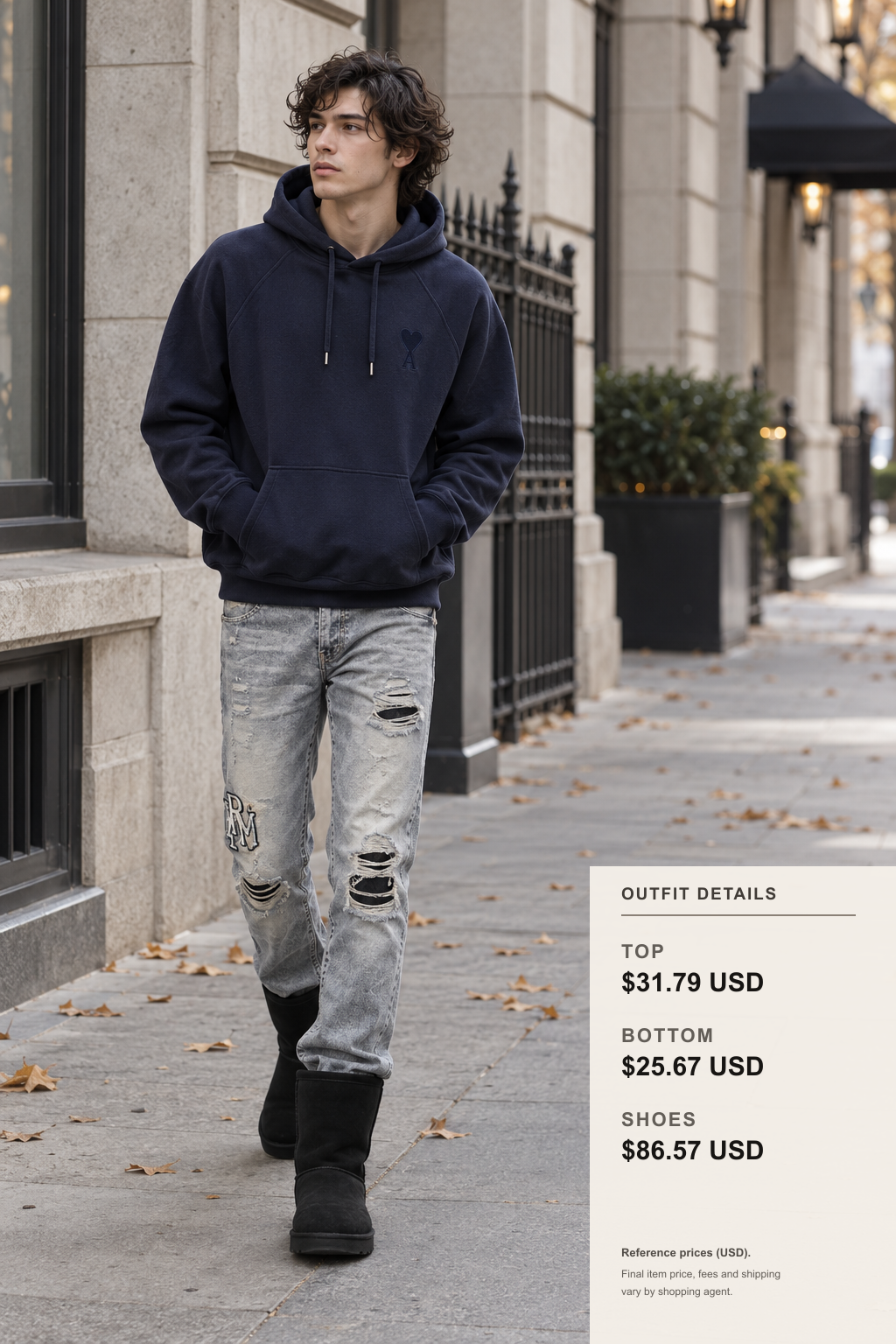 ami paris Knitwear: 3 Fall-Winter Looks outfit 1 full-body street style for fashionreps