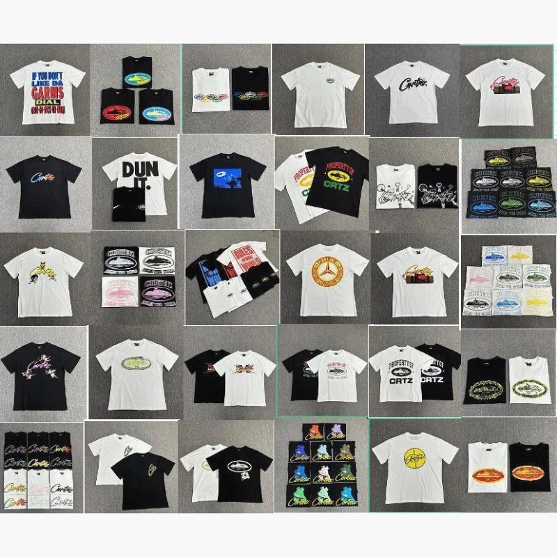 Corteiz Graphic Print Multicolor T-Shirt Collection Review: Loose 3D-Print Tee in S–3XL