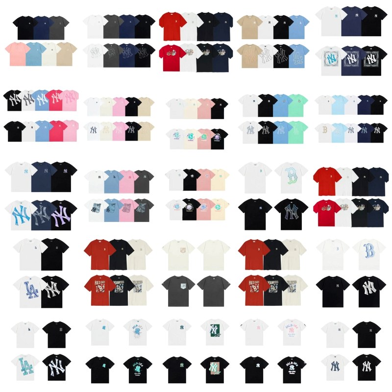MLB Multi-Color T-Shirt Collection: 40+ Review — Ordered, Weighed and Measured in Two Sizes