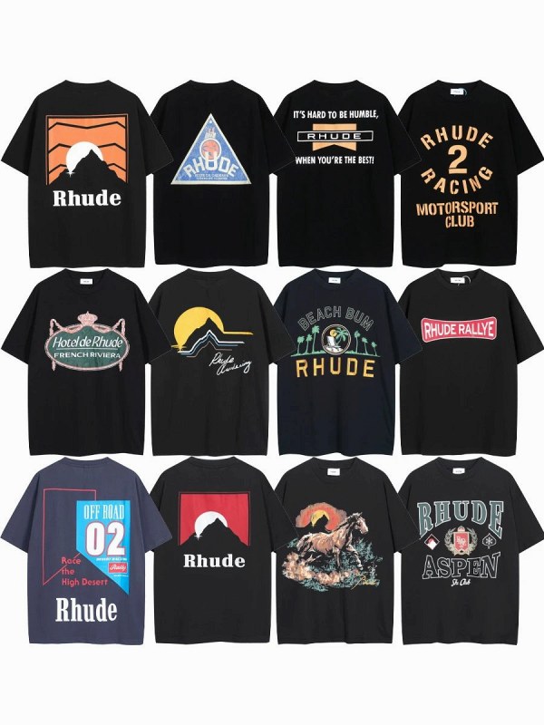 Rhude "Dark" Series T-Shirt Collection Review: We Ordered and Measured the Boxy Cotton Print Tees